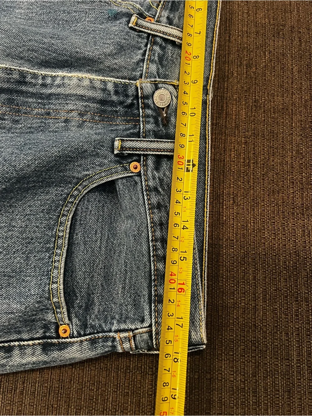 Levi’s 505 Men’s 36x29 Medium Wash Regular Fit Straight Leg Jeans